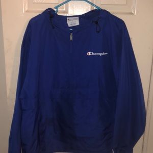 Champion Large Rain Windbreaker Pullover